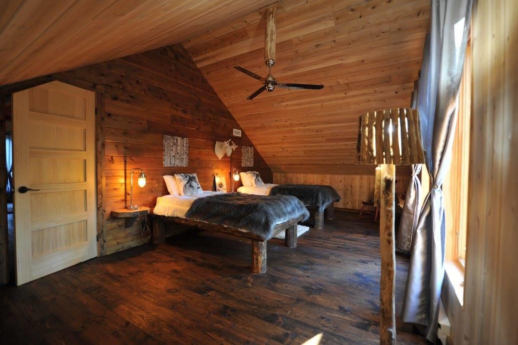 Les Bouleaux - Les Chalets Spa Canada La Malbaie Kültér fotó