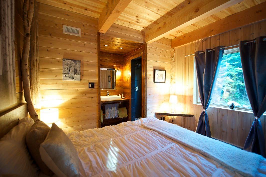 Les Bouleaux - Les Chalets Spa Canada La Malbaie Kültér fotó