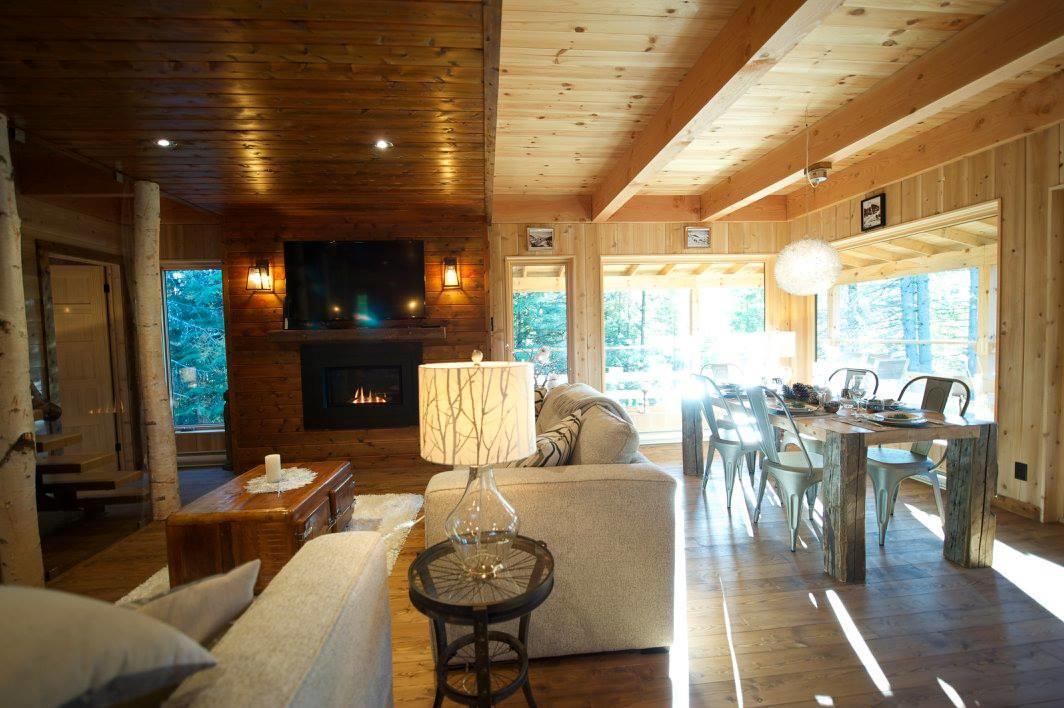 Les Bouleaux - Les Chalets Spa Canada La Malbaie Kültér fotó