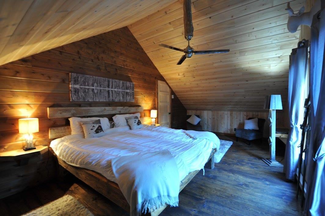 Les Bouleaux - Les Chalets Spa Canada La Malbaie Kültér fotó