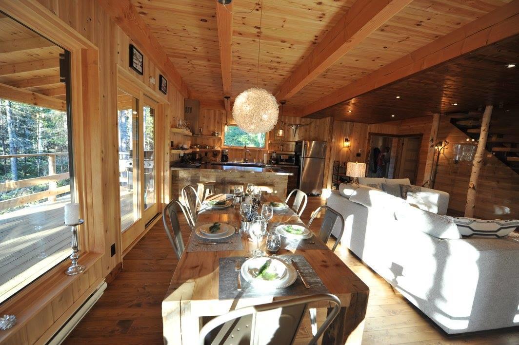 Les Bouleaux - Les Chalets Spa Canada La Malbaie Kültér fotó