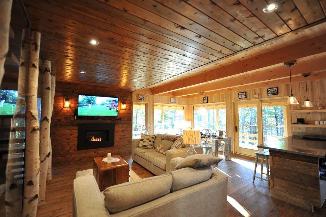 Les Bouleaux - Les Chalets Spa Canada La Malbaie Kültér fotó
