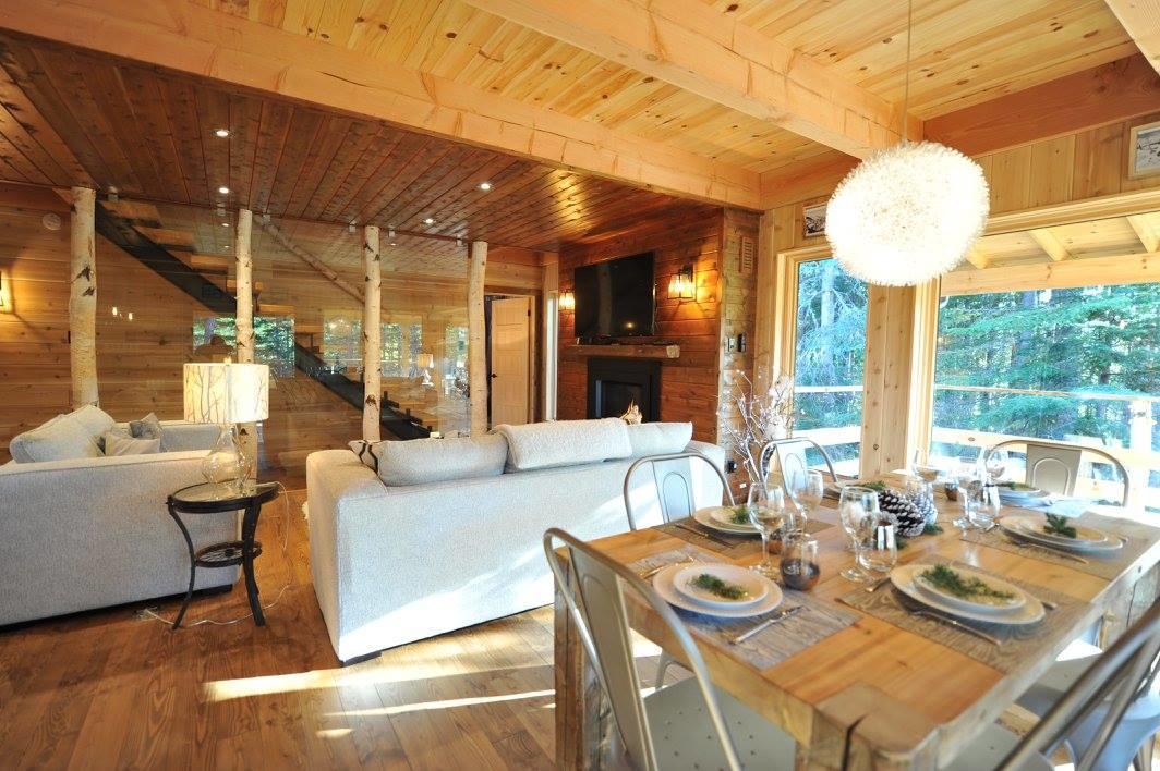 Les Bouleaux - Les Chalets Spa Canada La Malbaie Kültér fotó