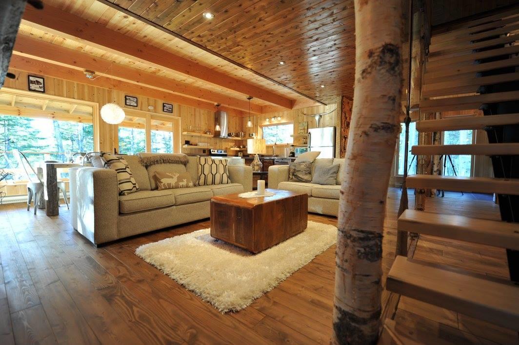 Les Bouleaux - Les Chalets Spa Canada La Malbaie Kültér fotó