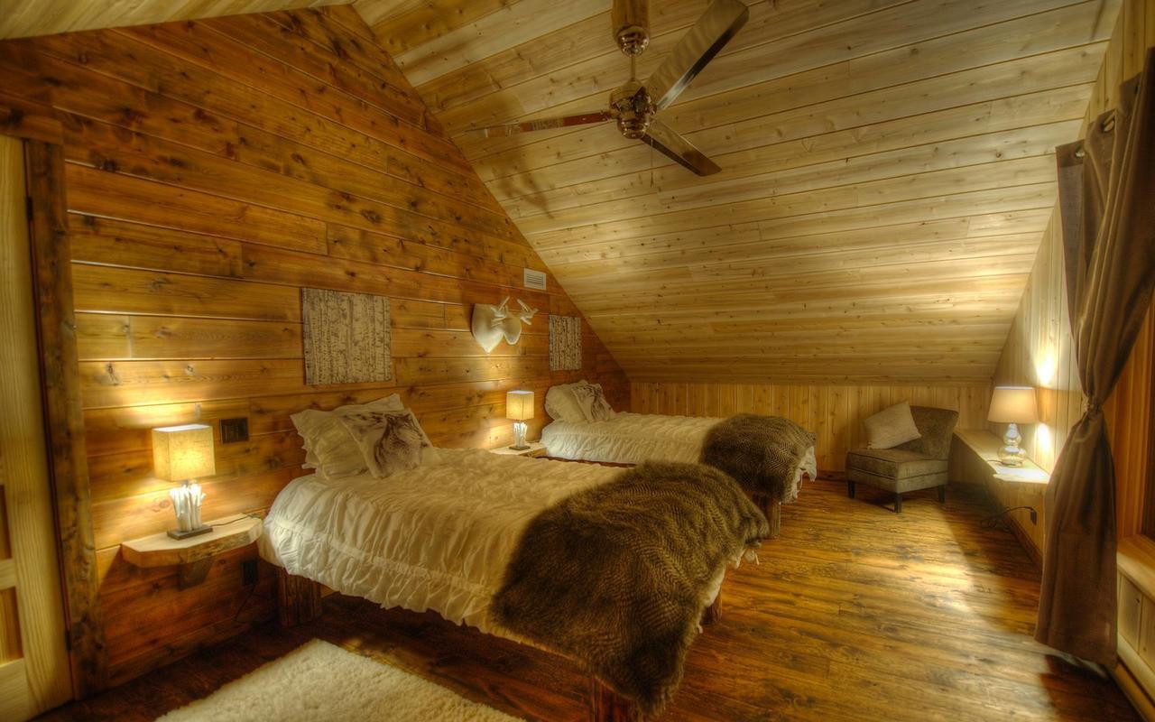 Les Bouleaux - Les Chalets Spa Canada La Malbaie Kültér fotó